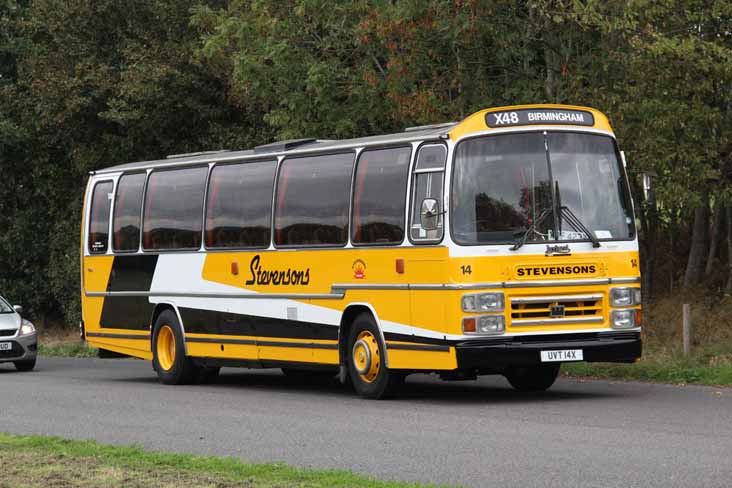 Stantons of Stoke Stevensons Leyland Tiger Plaxton Supreme IV 14